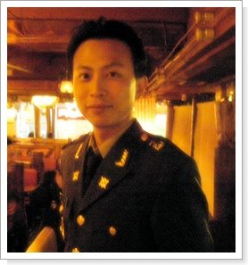 As a quartermaster officer in the Korean army.